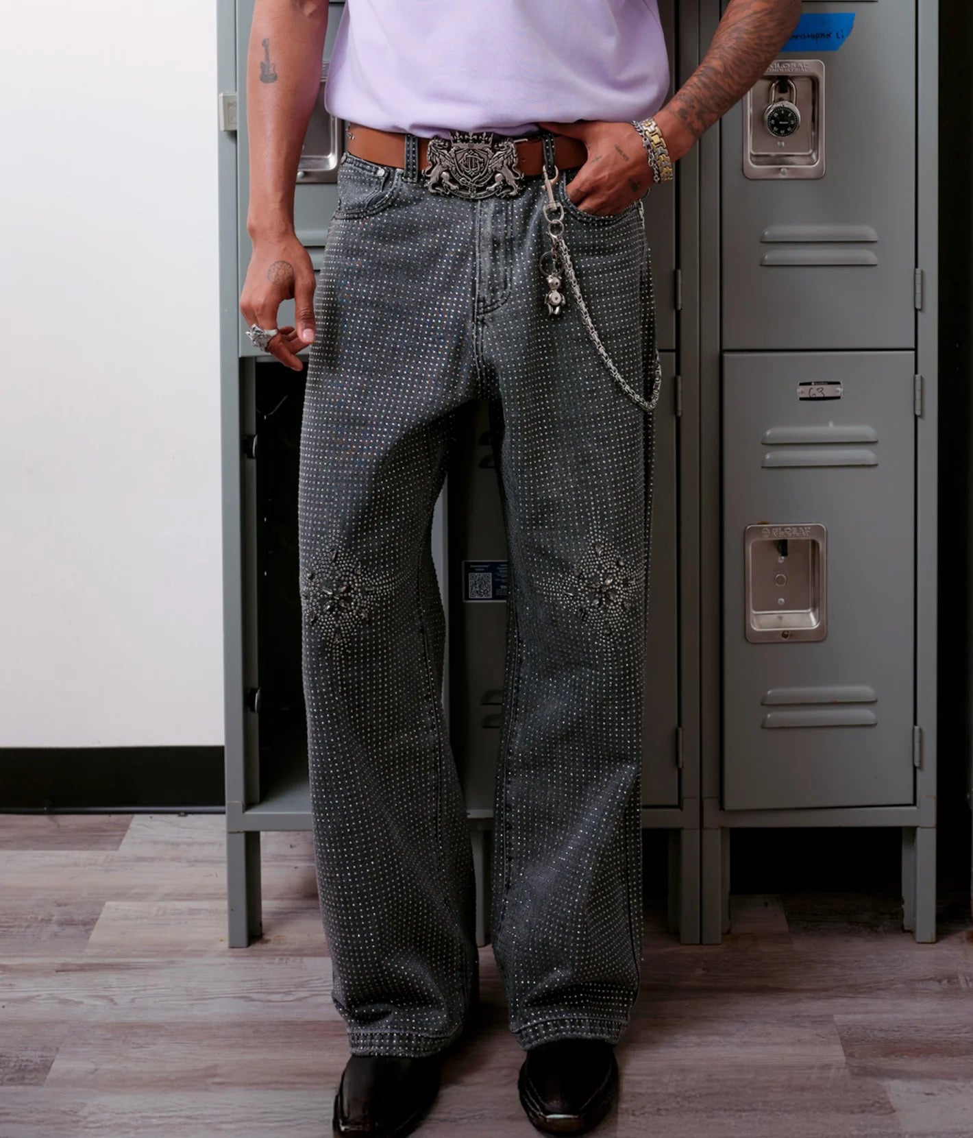 Birth of Royal Child Stellar
Rhinestone  20K Pants Jeans