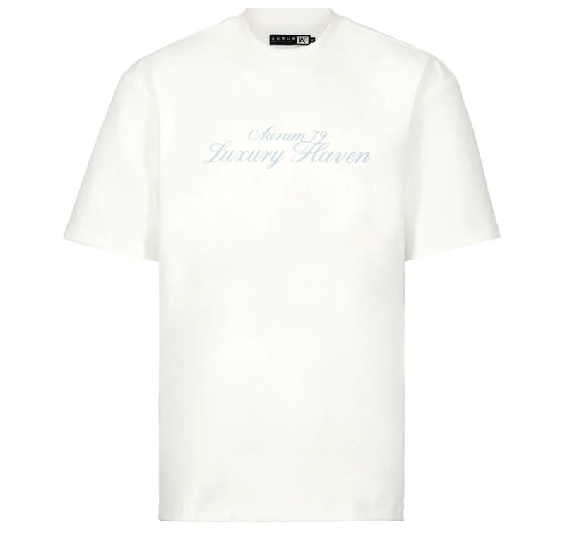 Aurum 79 Luxury Haven White Tee