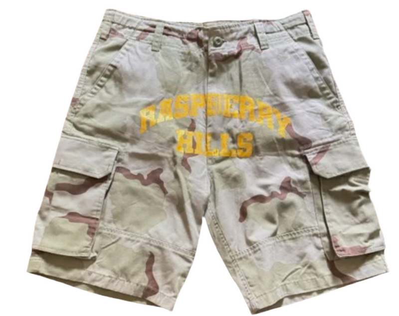 Raspberry Light Camo Shorts