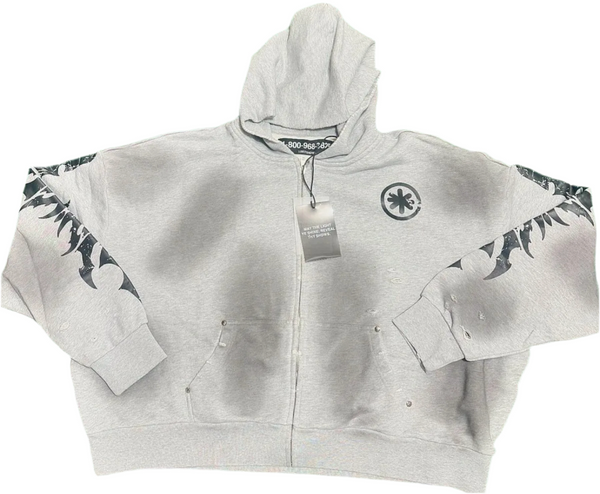 Lost Shdws ComplexCon Exclusive Grey Hoodie Zip Up