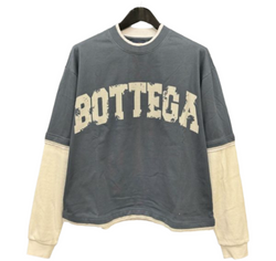 Bottega Desires War Long Sleeve Navy