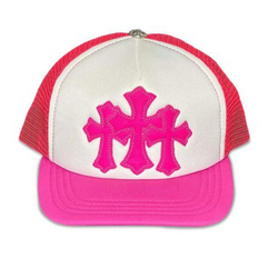 Chrome Hearts Cemetery Trucker
Hat Neon Pink