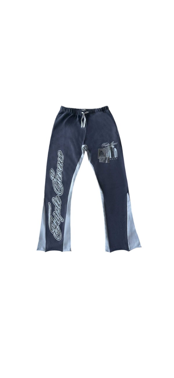 Triple Sevens Patchwork Sweatpants Coal