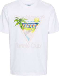 CasaBlanca Tennis Club Icon White Tee