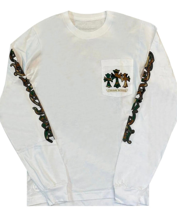 Chrome Heart Long Sleeve White Camo