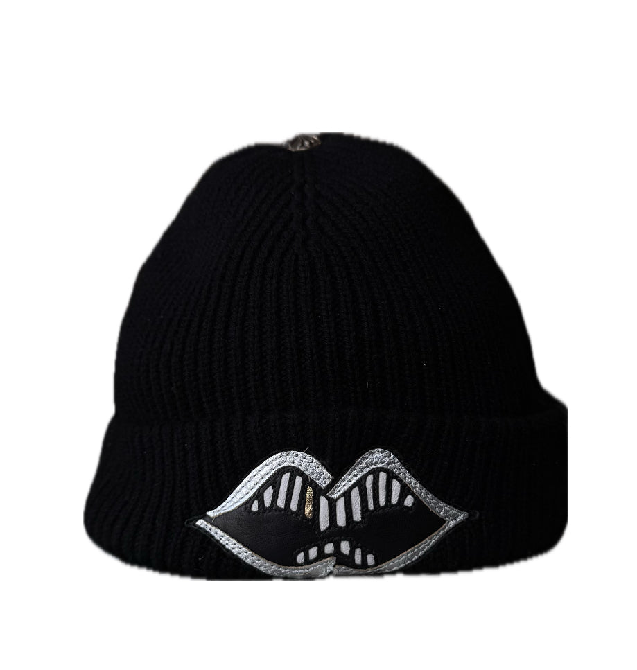 Chrome Hearts Matty Boy Silver Chomper Beanie
