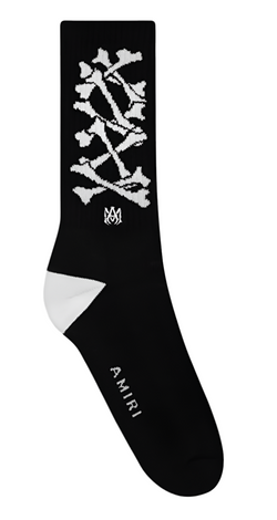 Amiri Bone Stacked Socks