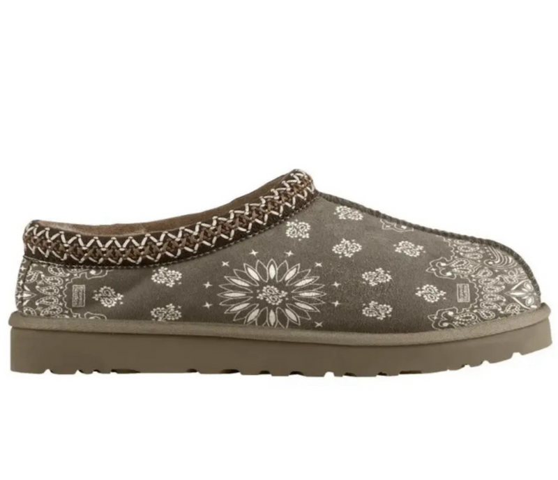 Bravest Studios Brown Paisley Slippers