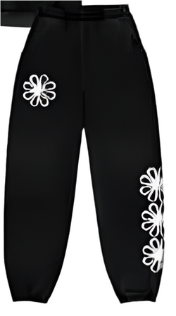 DG3 Pearls Black Sweats