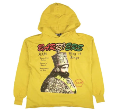 BARRIERS SELASSIE HOODIE YELLOW