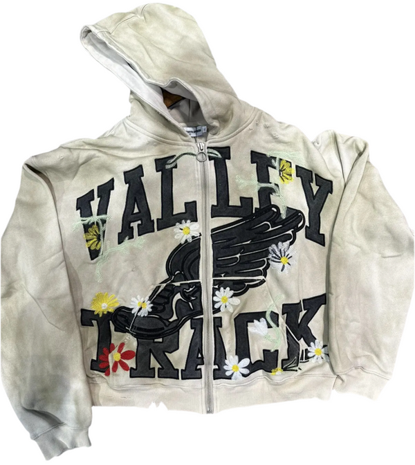 Vale Forever Bone Garden Zip Up Hoodie