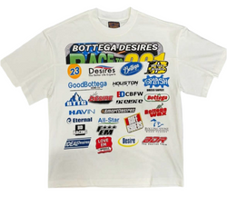 Bottega Desires Race Tee White