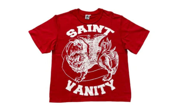 Saint Vanity Griffin Red Tee