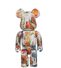 Bearbrick Andy Warhol × JEAN-MICHEL BASQUIAT #4 1000%