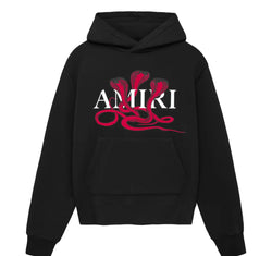 Amiri Snake Hoodie Black Red