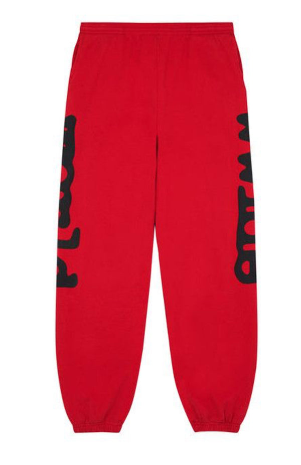 Sp5der Beluga Sweatpants Red