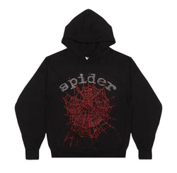 Sp5der OG Rhinestone Hoodie
Black