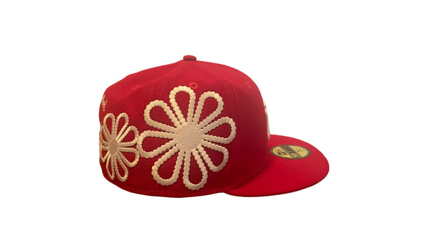 DigitalGroupi3 Pearlz Red NY Fitted Hat