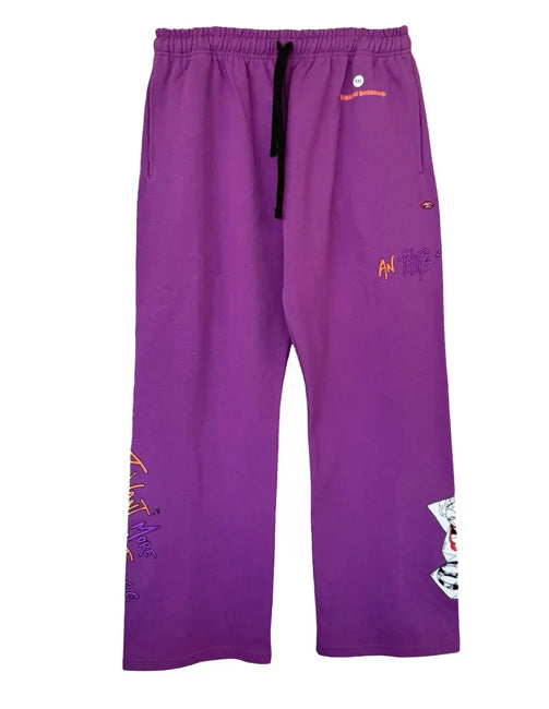 Chrome Heart Matty Boy Purple Pants