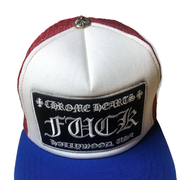 Chrome Heart F**** Trucker Hat RWB