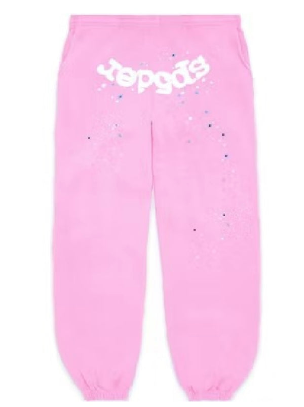 Sp5der Atlanta Sweatpants Pink