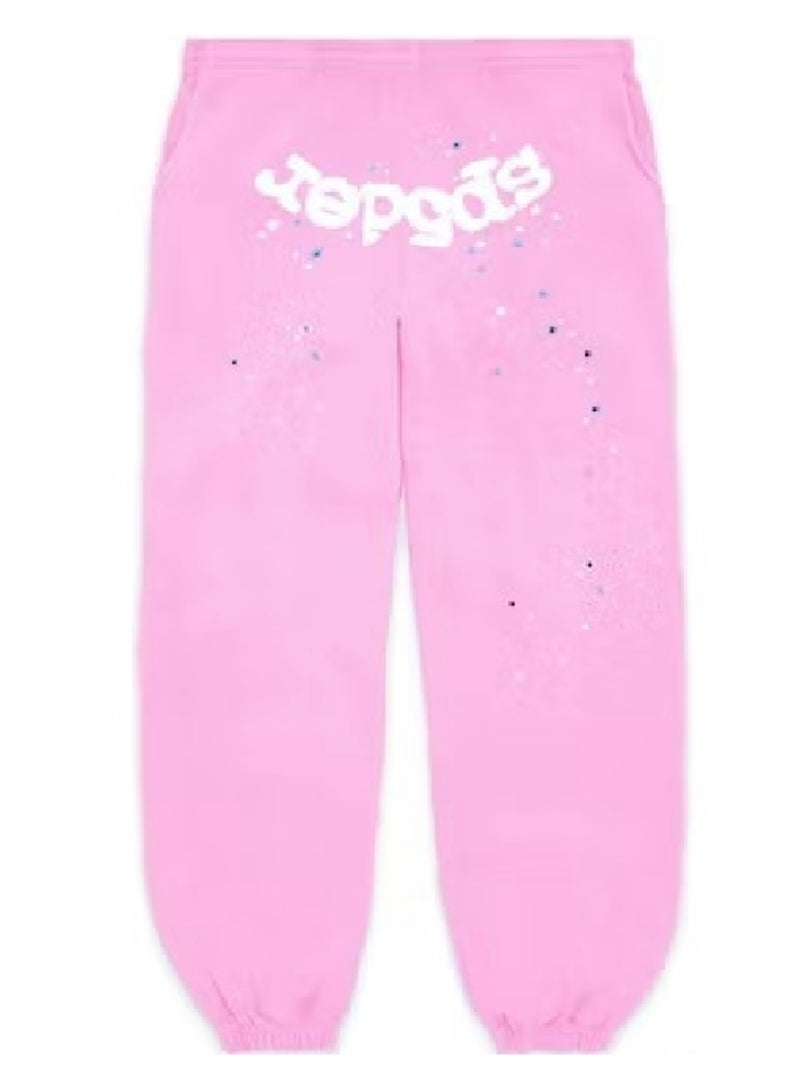 Sp5der Atlanta Sweatpants Pink