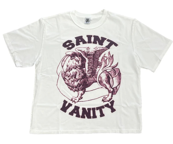 Saint Vanity Griffin White Red Tee