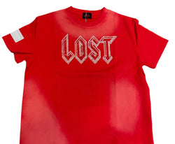 Lost Intricacy Red Rhinestone Tee