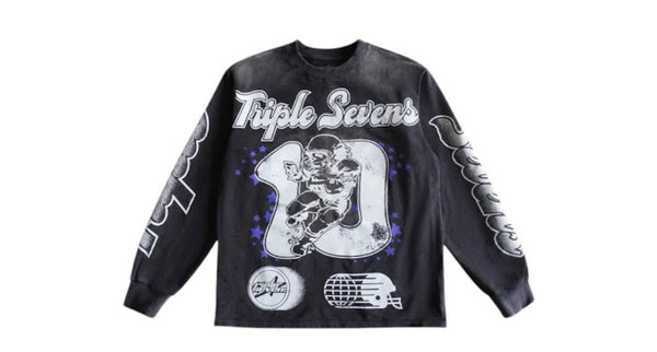 Triple Sevens All Star Long Sleeve Tee Black XL