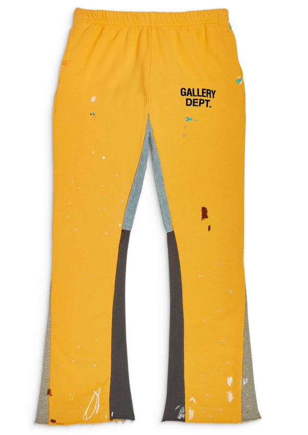 Gallery Dept. Logo Flare Sweatpants Yellow