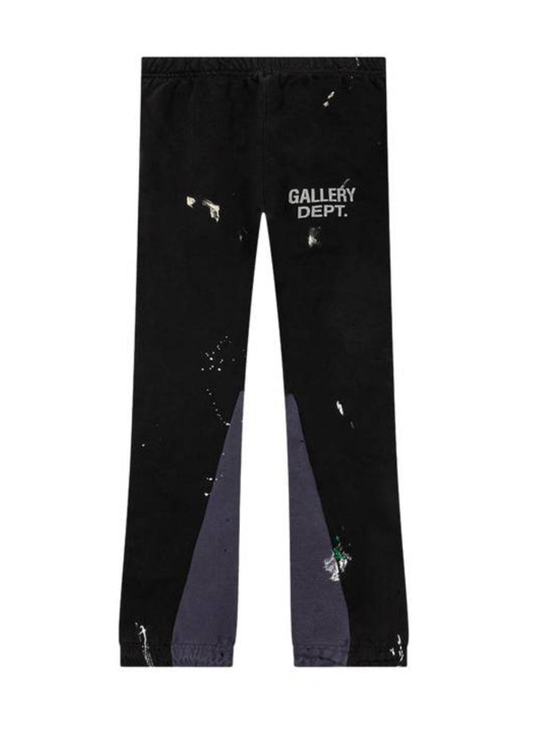 Gallery Dept. Logo Flare Sweatpants Washed Black