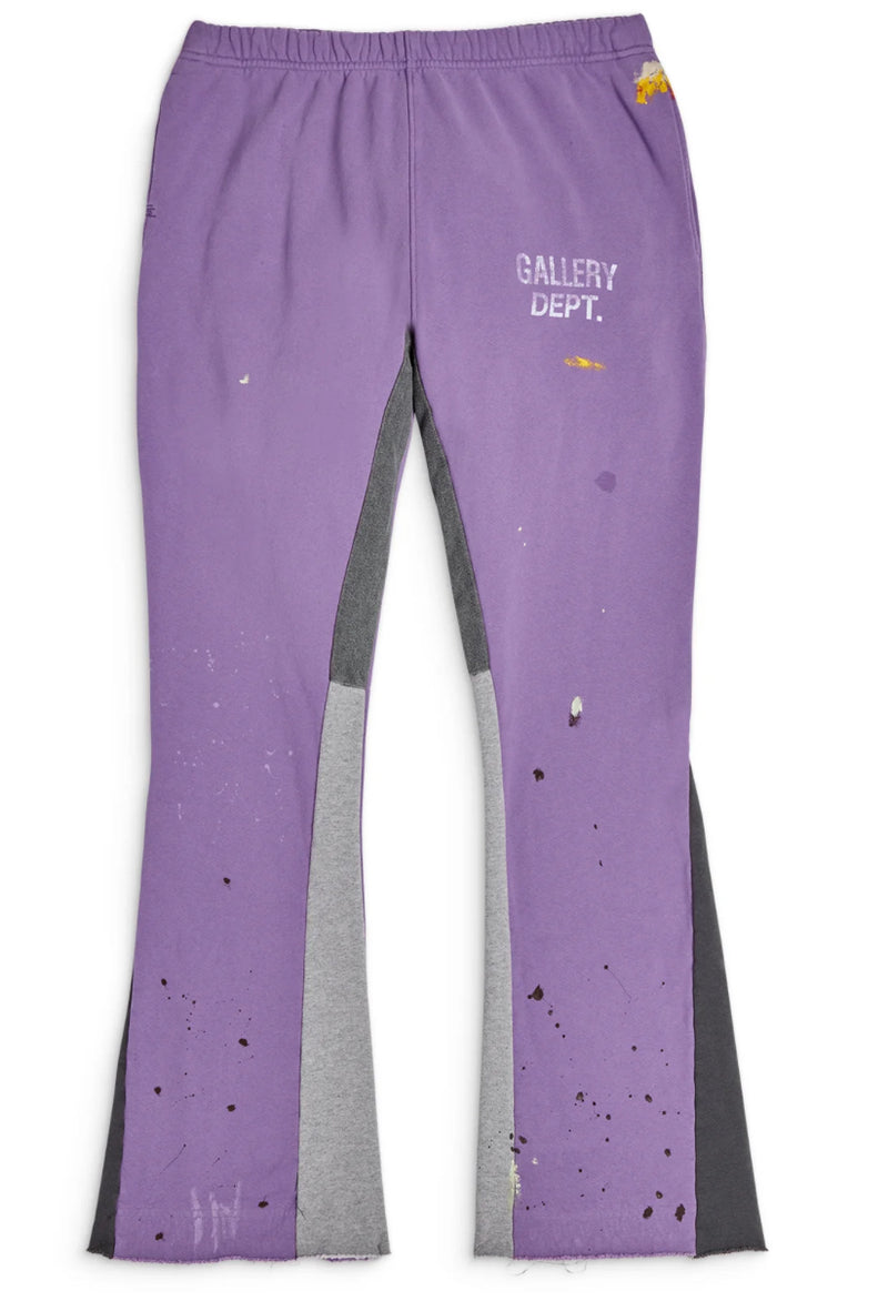 Gallery Dept. Logo Flare Sweatpants Purple