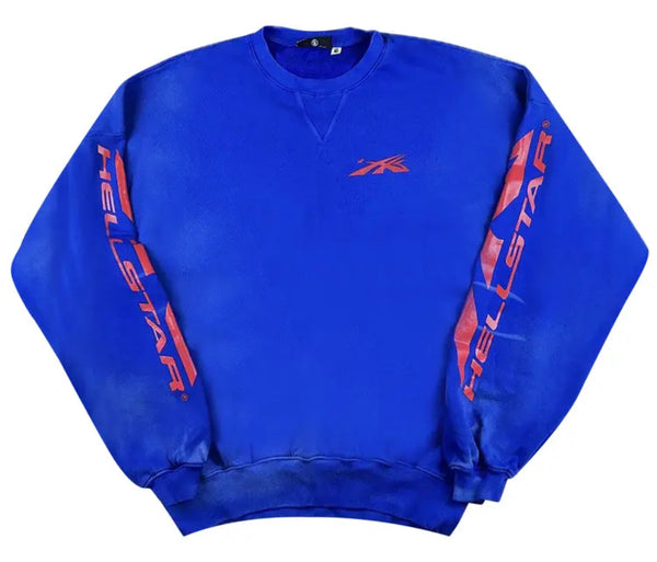 Hellstar Sport Crewneck Blue