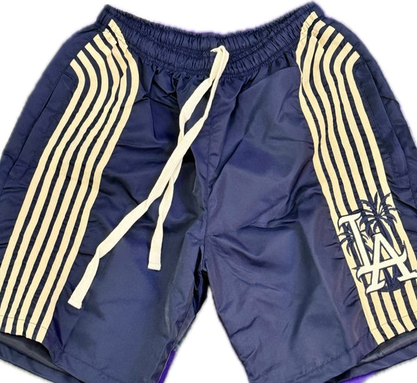 The DevoirLa Blue Stripe Shorts