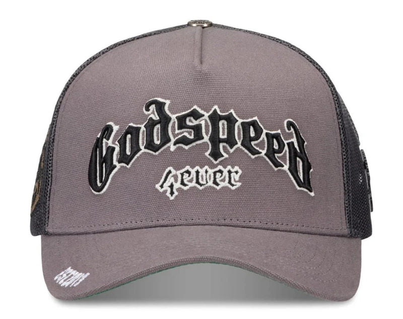 Godspeed Forever Trucker Hat Smoke Grey