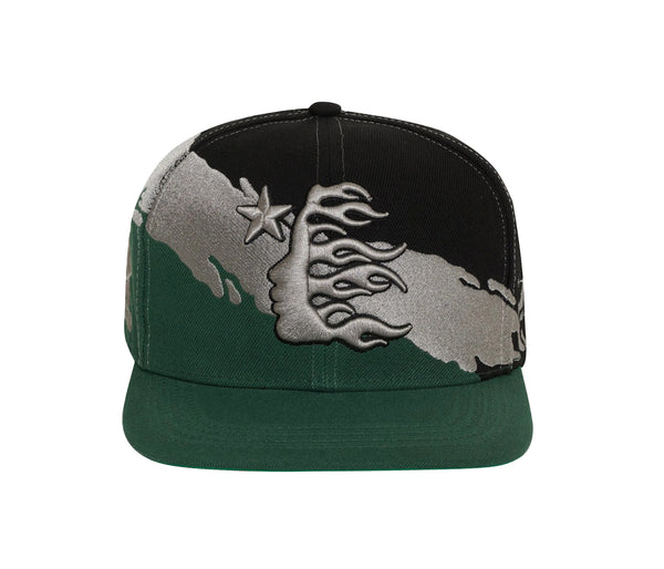 Hellstar Paintbrush Snapback Hat
Black Green