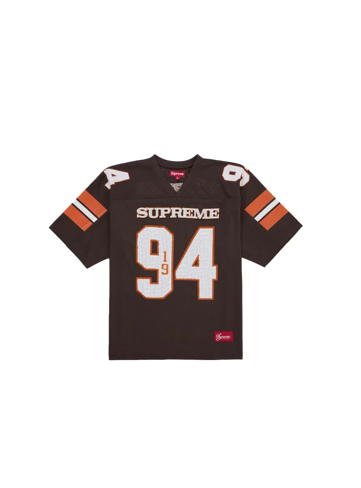 Supreme Sequin Football Jersey
Brown