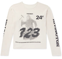 RRR 123 Theater Cropped Logo Print LS