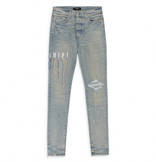 Amiri Paint Splatter Skinny Jeans