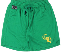 Chrome Heart Mesh Green Shorts