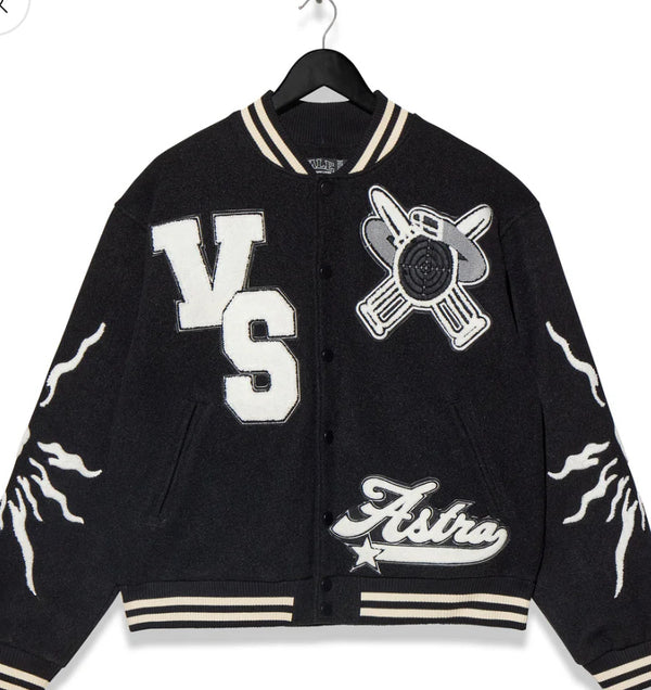 Vale Forever Varsity Jacket Black