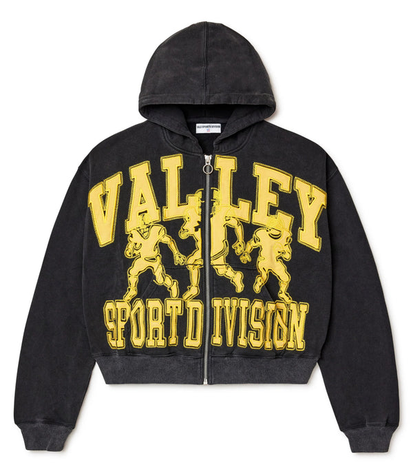 Vale Friday Black Zip Up Hoodie