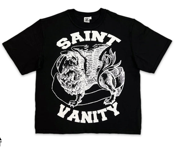 Saint Vanity Logo Black Tee