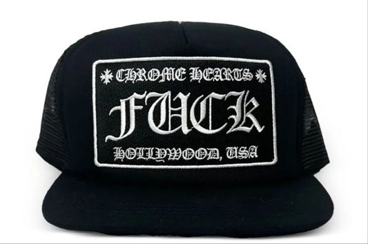 Chrome Hearts Slogan-Embroidered Baseball Hat