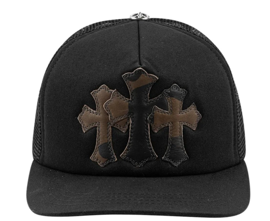Chrome Hearts Cross
Appliqué Cemetery Trucker