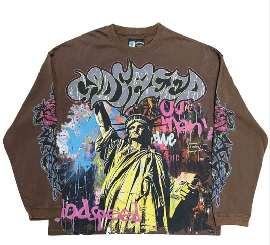 Godspeed Vandal L/S Tee
Brown -Restock AR