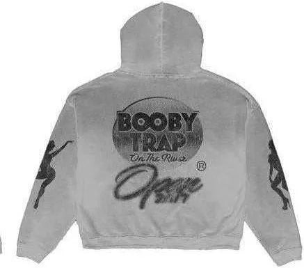 Triple Sevens Trap Logo Hoodie Grey