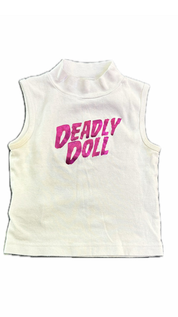 Chrome Heart X Deadly Doll Crop Top