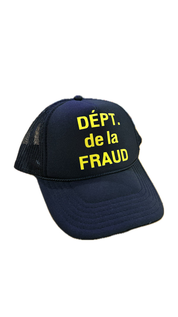 Otto Dept De La Fraud Trucker Hat