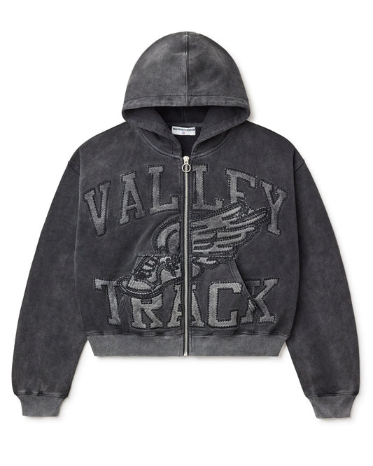 Vale Black Cat Zip Up Hoodie